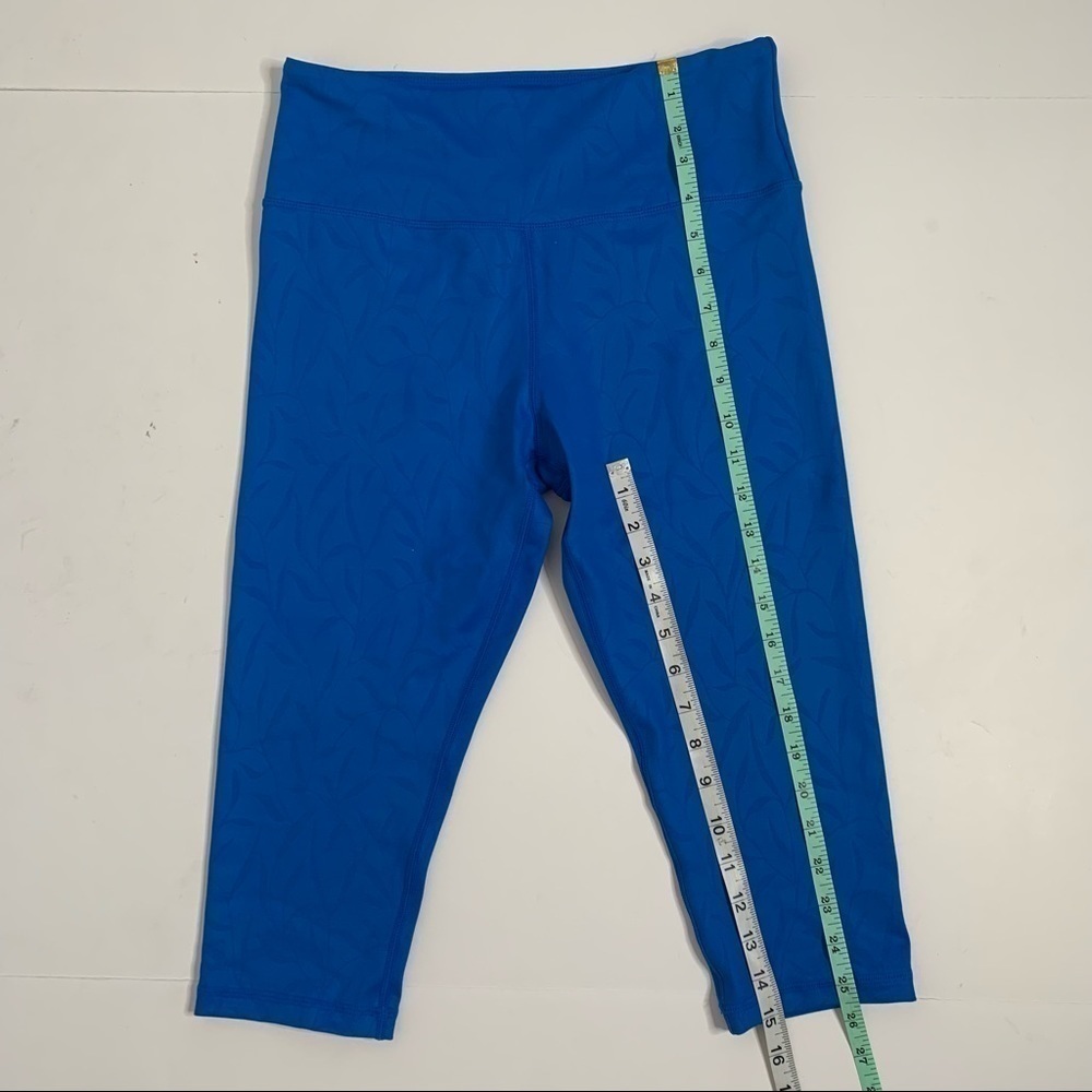 Zyia Royal Blue Willow Light N Tight Hi-Rise Crop Legging - Picture 12 of 14